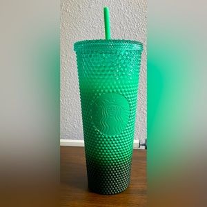 Starbucks Venti 24oz tumbler. Gradient green.